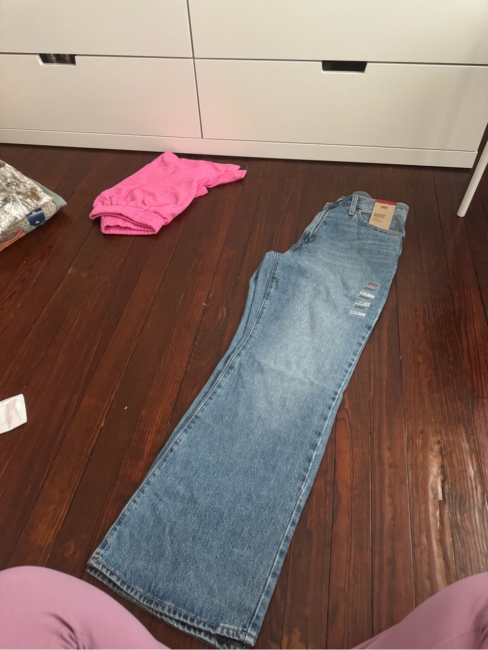 Levi's Women's Boot Cut Jeans in Medium Blue Denim